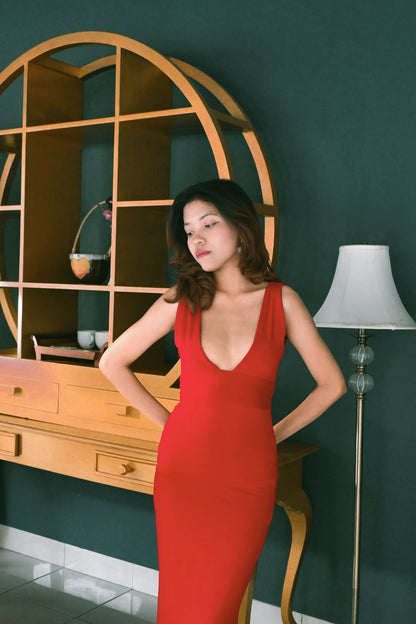 V Stretch Dress